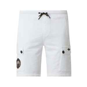 Szorty z dzianiny dresowej z kieszeniami cargo