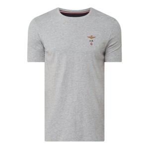 T-shirt z wyhaftowanym logo