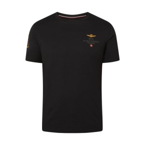 T-shirt z detalami z logo