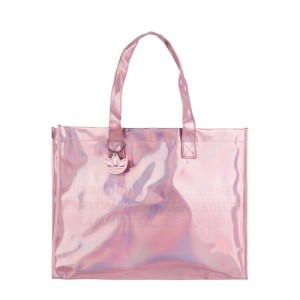Torba shopper z efektem metalicznym model ‘Hazros’