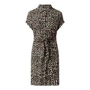 Sukienka koszulowa z paskiem w talii model ‘Simply’