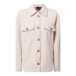 Kurtka o kroju oversized z listwą guzikową model ‘Dafneally’ — ze zrównoważonej produkcji