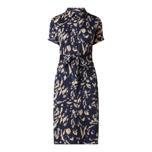 Sukienka koszulowa ze wzorem na całej powierzchni model ‘Hailey’