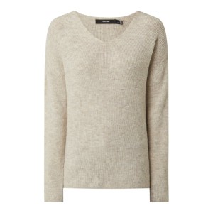 Sweter z prążkowaną fakturą