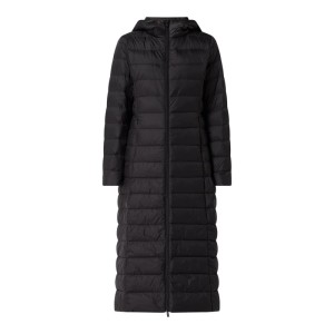Lekki płaszcz puchowy z kapturem model ‘Manya’