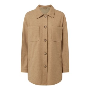 Kurtka koszulowa z obniżonymi rękawami model ‘Kimmi’