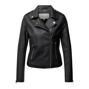 Kurtka w stylu Biker z kieszeniami zapinanymi na zamek błyskawiczny