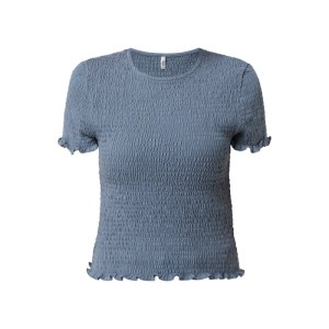 Bluzka z dodatkiem streczu model ‘Deli’ – marszczona