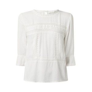 Bluzka z koronką szydełkową model ‘Anemone’