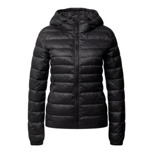 Lekka pikowana kurtka z kapturem