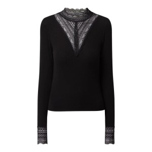 Bluzka z długim rękawem z koronką model ‘Tilde’