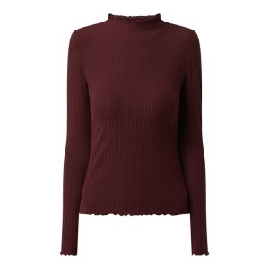 Bluzka z długim rękawem z dodatkiem wiskozy model ‘Emma’