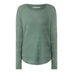 Sweter z prążkowaną fakturą model ‘Caviar’