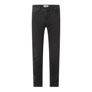 Jeansy o kroju slim fit z dodatkiem streczu model ‘Loom’