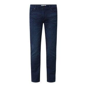 Jeansy o kroju slim fit z dzianiny dresowej stylizowanej na denim model ‘Loom’