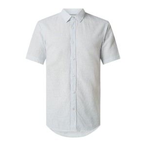 Koszula lniana o kroju slim fit model ‘Caiden’