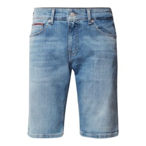 Szorty jeansowe o kroju slim fit z 5 kieszeniami