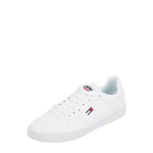 Sneakersy z materiału skóropodobnego