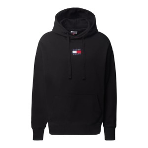 Bluza z kapturem z bawełny z naszywką z logo