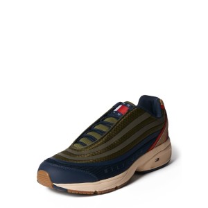 Sneakersy z detalami z logo