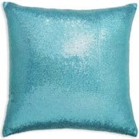 Poduszka dekoracyjna Teal Sequin 43x43 cm