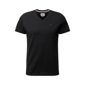 T-shirt z dekoltem w serek