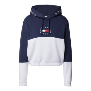 Bluza z kapturem o pudełkowym kroju z logo