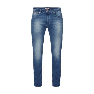Jeansy w dekatyzowanym stylu o kroju slim tapered fit