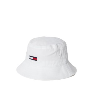 Czapka typu bucket hat z bawełny z naszywką z logo