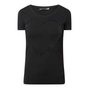 T-shirt z kamieniami stras