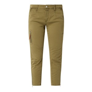 Spodnie o kroju relaxed slim fit z dodatkiem streczu model ‘Rich’