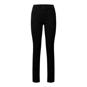 Jeansy o kroju straight fit modern rise z farbowanego denimu