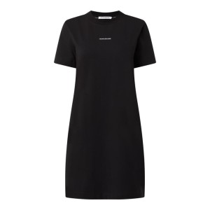 Sukienka koszulowa z nadrukiem z logo