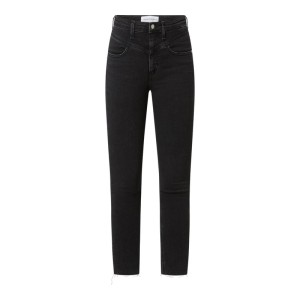 Jeansy z wysokim stanem o kroju super skinny fit z dodatkiem streczu