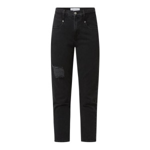 Jeansy o kroju mom fit z dodatkiem streczu