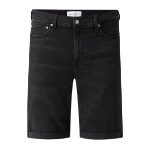 Szorty jeansowe o kroju Slim Fit z dodatkiem streczu