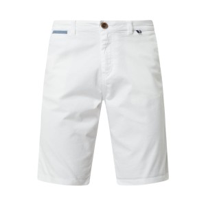 Szorty chinosy o kroju regular slim fit z dodatkiem streczu model ‘Josh’