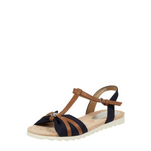 Sandały z aplikacją z logo