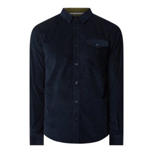 Koszula sztruksowa o kroju regular fit z dodatkiem streczu