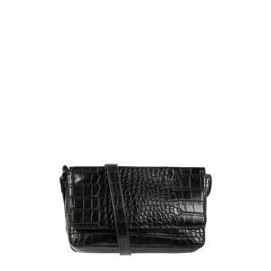 Torebka na długim pasku z imitacji skóry krokodyla