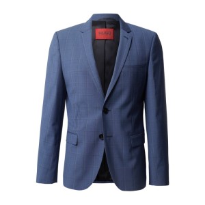 Marynarka z czystej żywej wełny ze wzorem w kratę model ‘Arti’