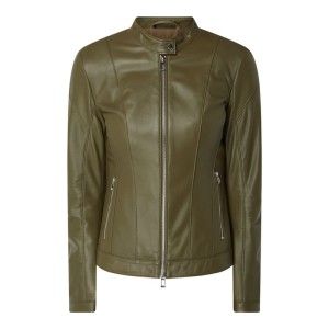 Kurtka skórzana ze stójką model ‘Lusea’