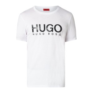 T-shirt z nadrukiem z logo model 'Dolive’