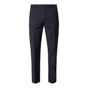 Spodnie biznesowe o kroju slim fit z tkaną fakturą model 'Hartley'