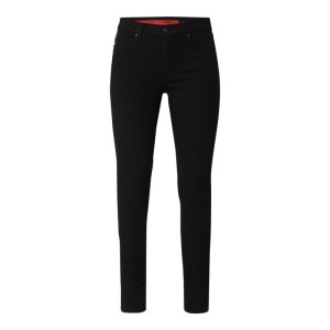 Jeansy o kroju super skinny fit z dodatkiem streczu model 'Charlie'