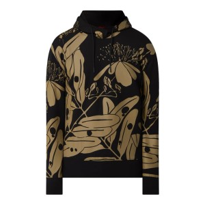 Bluza z kapturem ze wzorem w liście model ‘Dapati’