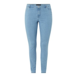 Jeansy PLUS SIZE o kroju slim fit z dodatkiem streczu model ‘Judy’