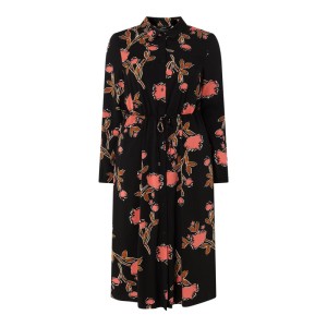 Sukienka koszulowa PLUS SIZE ze wzorem na całej powierzchni model ‘Priebe’