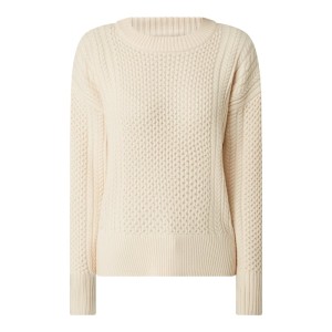 Sweter ze ściegiem warkoczowym model ‘Tenna’