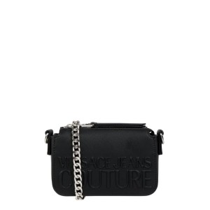 Torebka na długim pasku o strukturze skóry saffiano